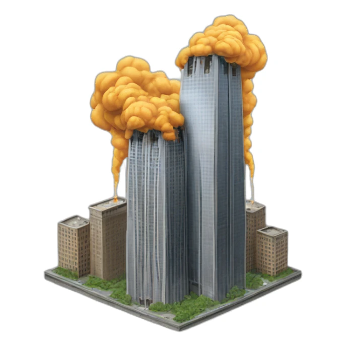 who-destroyed-the-twin-towers sticker