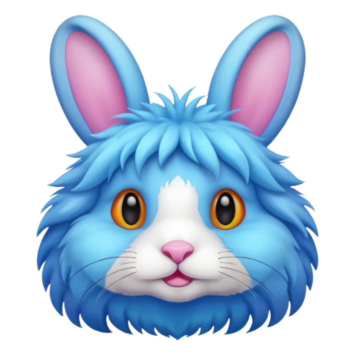 colorful rabbit  sticker