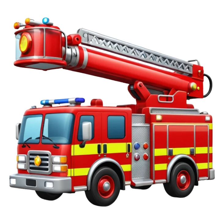 Fire truck sticker