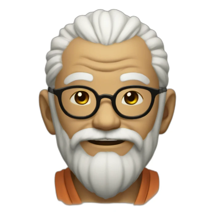 Kamesenin muten Roshi happy sticker