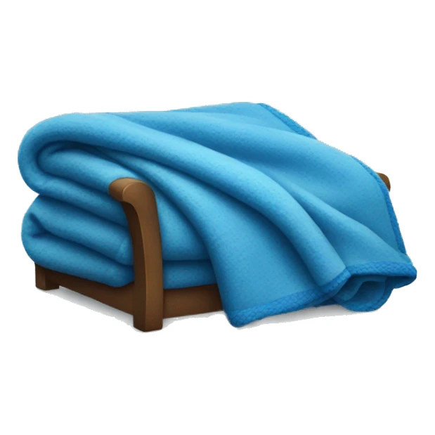 blue cozy blanket  sticker