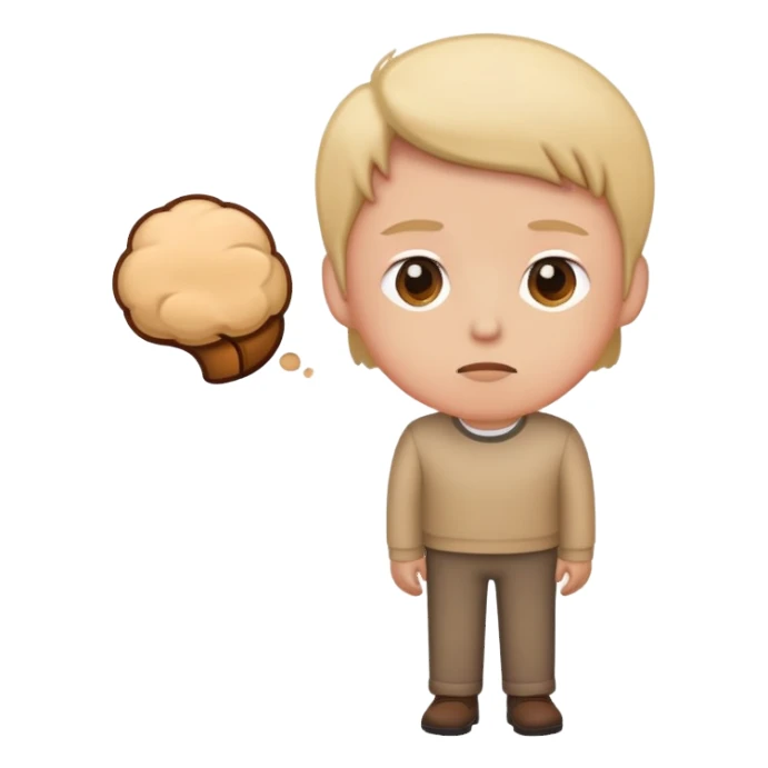 person standing thinking sticker