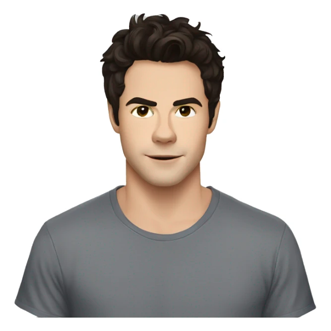 Dylan O'Brien wearing tee sticker