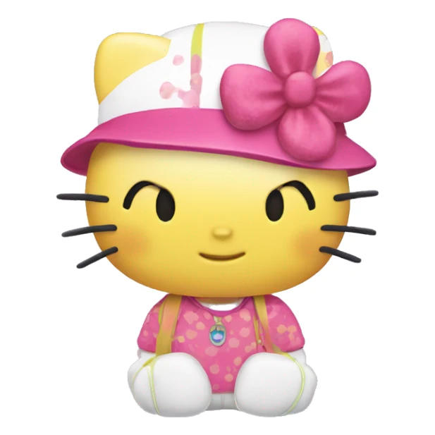 Summer Hello Kitty sticker