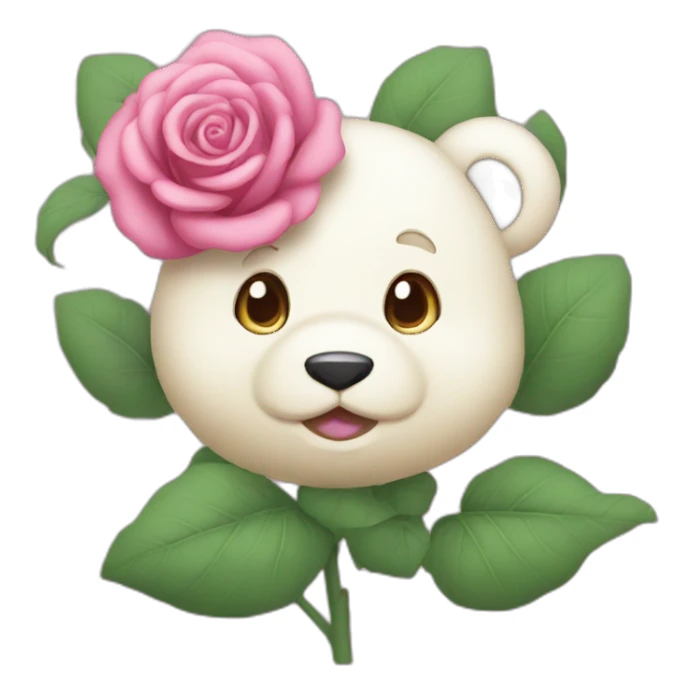 Bisounours rose sticker