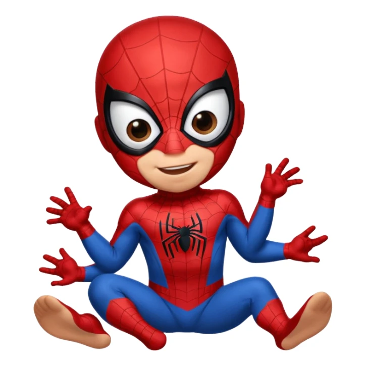 homem aranha baby sticker