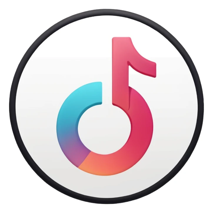 Logo tiktok sticker