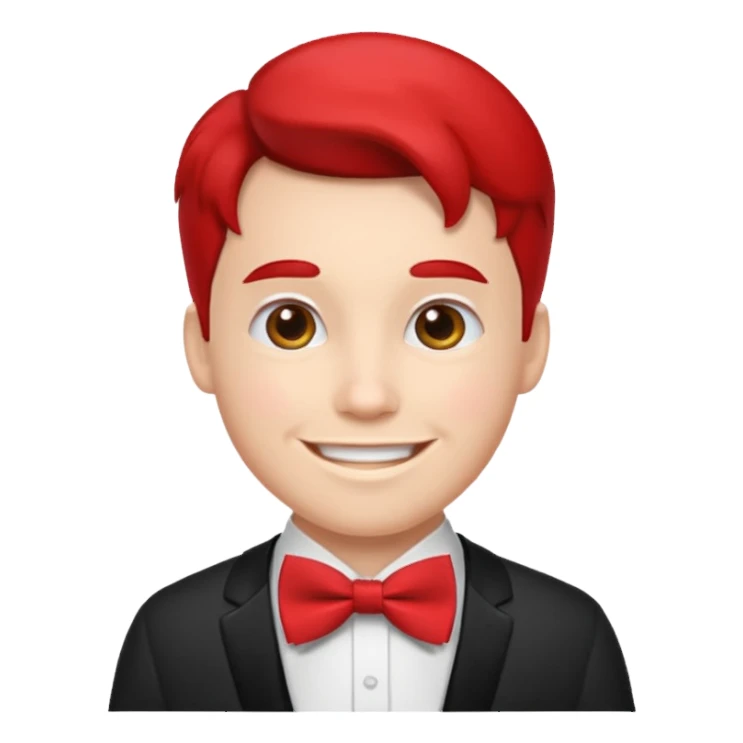 krımızı papyoblu adam sticker