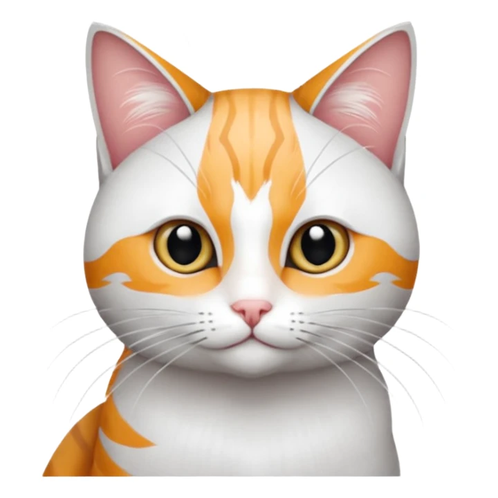 створити чарівного котика  на чотирьох лапках  махає  хвлстиком sticker