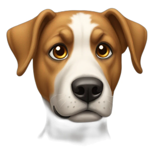 Un chien hacher sticker