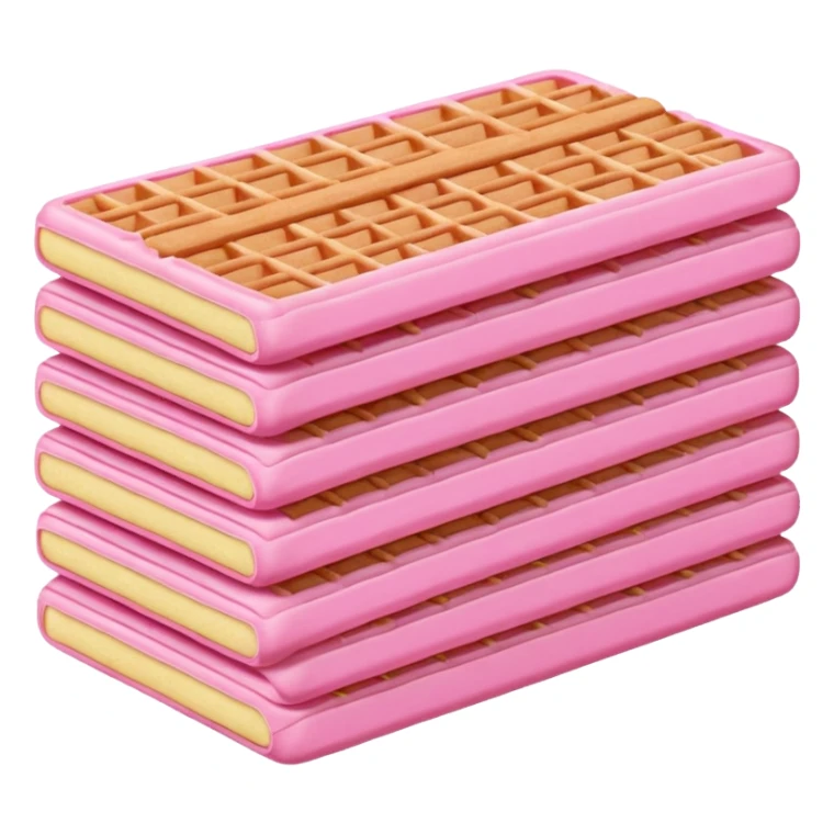 pink wafer sticks sticker