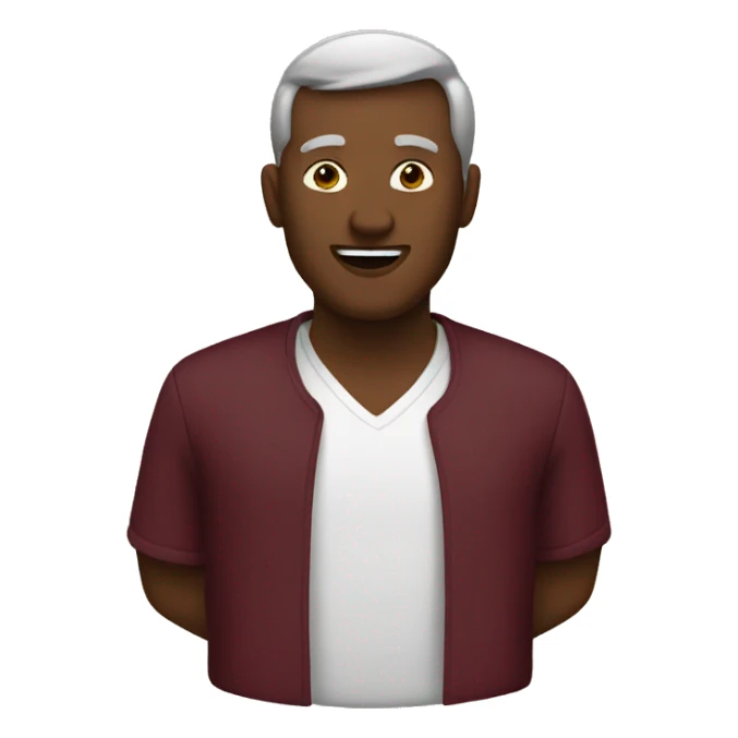Burgundy emoji  sticker