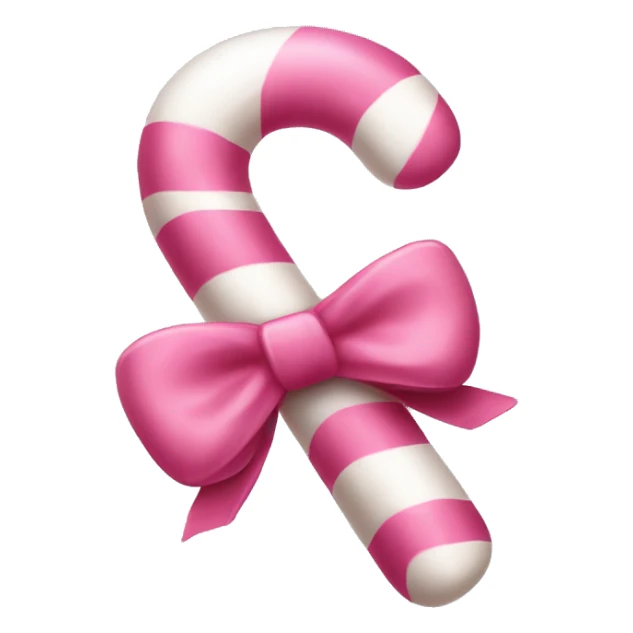 Pink candy cane  sticker