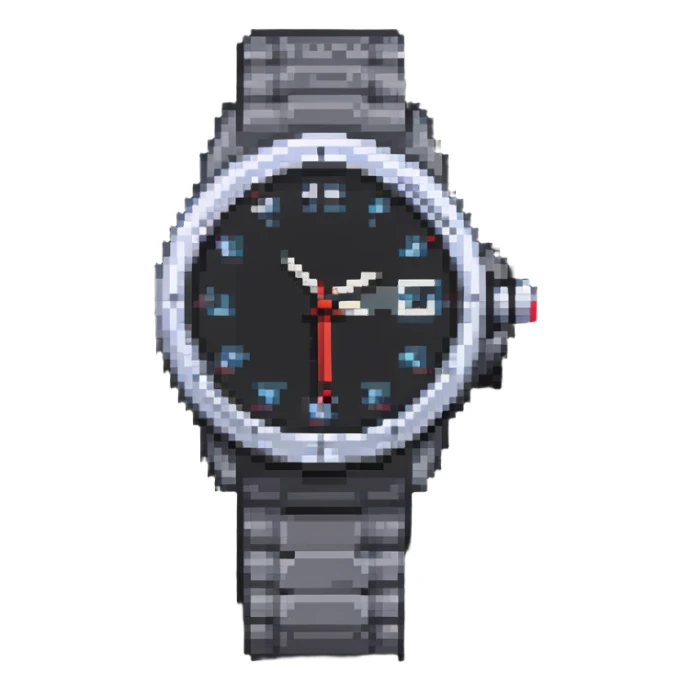 classic telephone under a wristwatch sticker