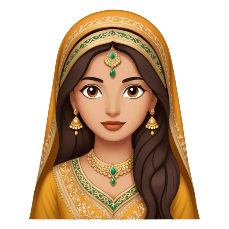 Gorgeous Pakistani lady sticker
