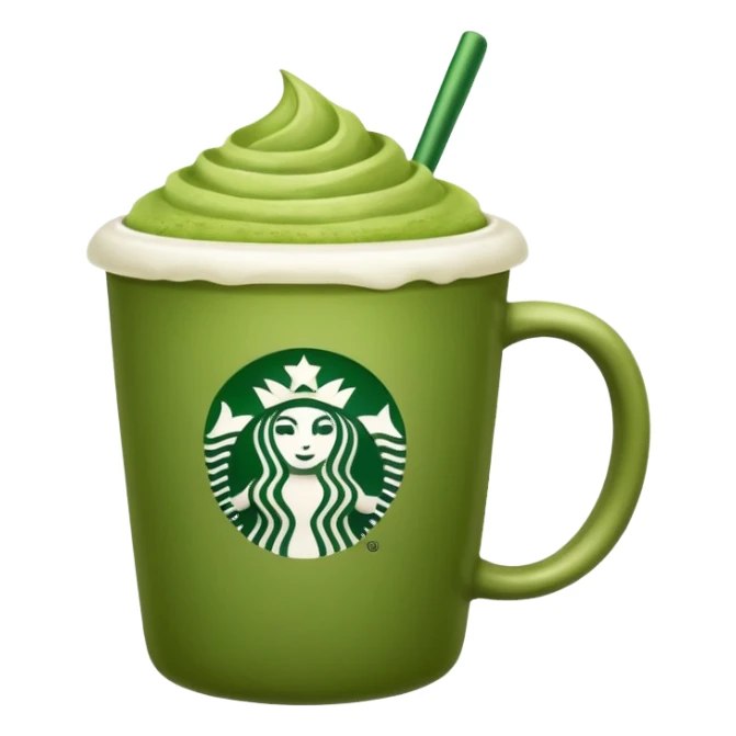 starbucks matcha sticker