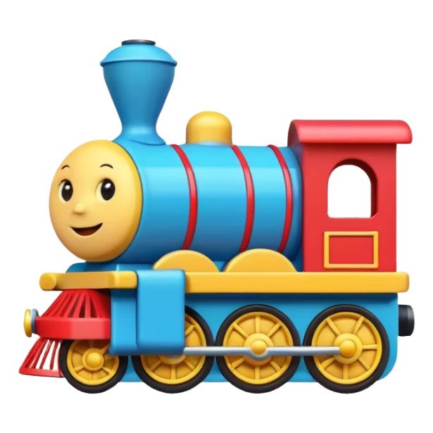 baby train toy sticker