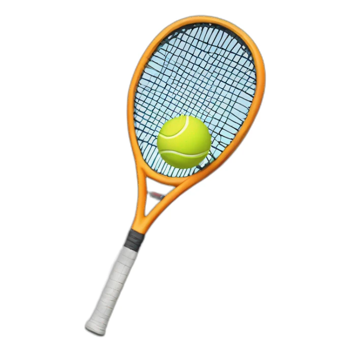 Tennis raquette sticker