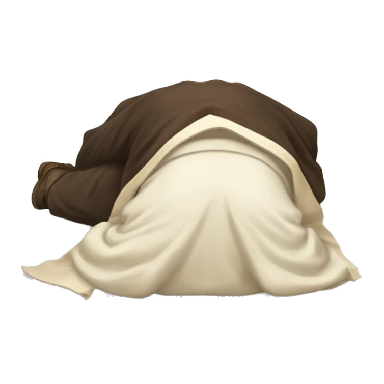 face down Harry Potter robe Person lying down face down sticker