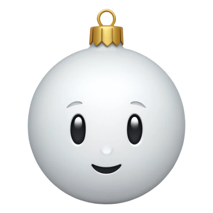 christmas white decoration sticker