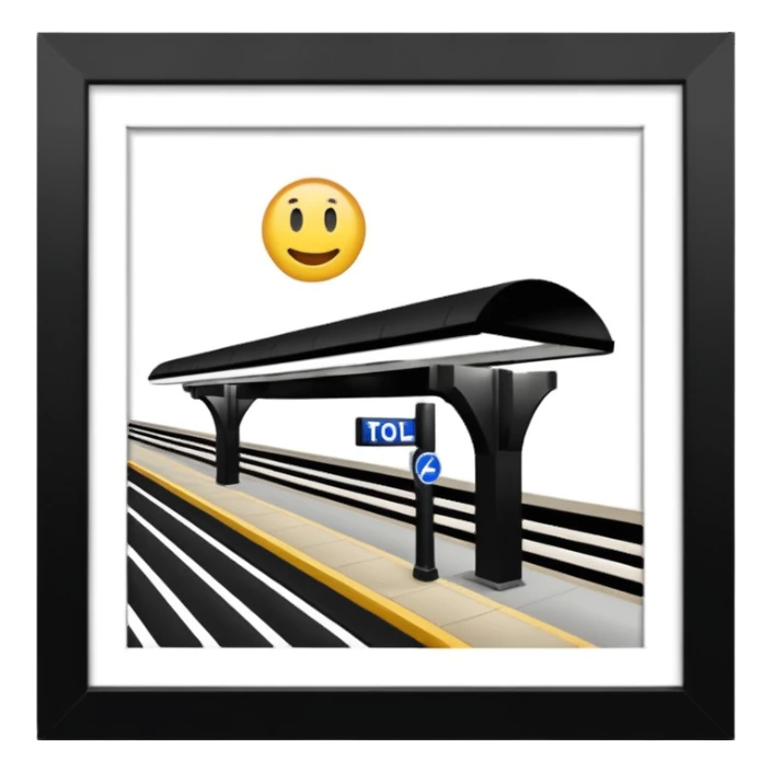 tol plaza station sticker