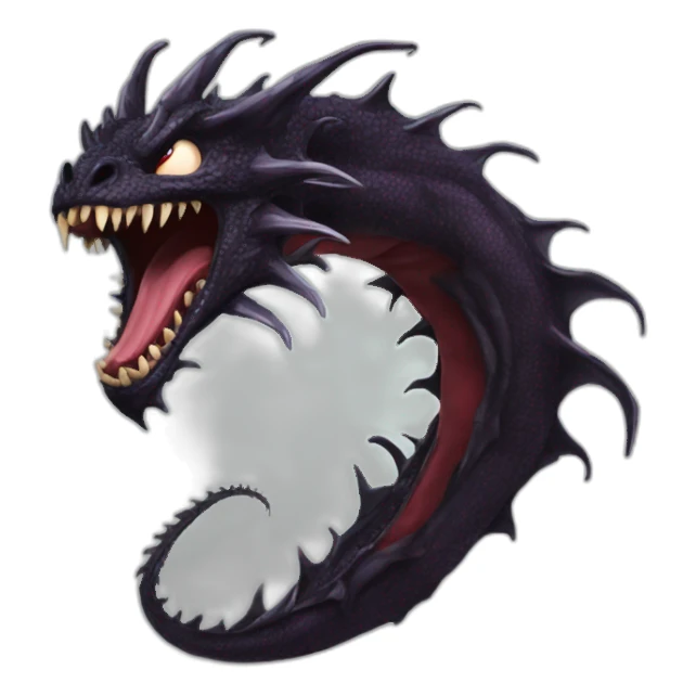 Carnage symbiote dragon sticker