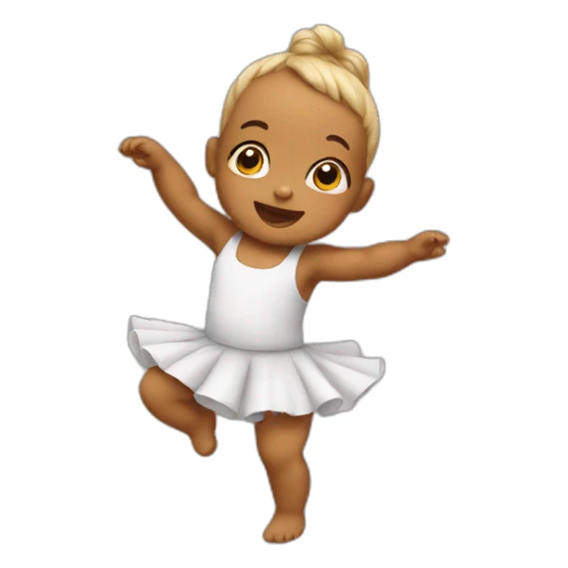Baby dancing sticker