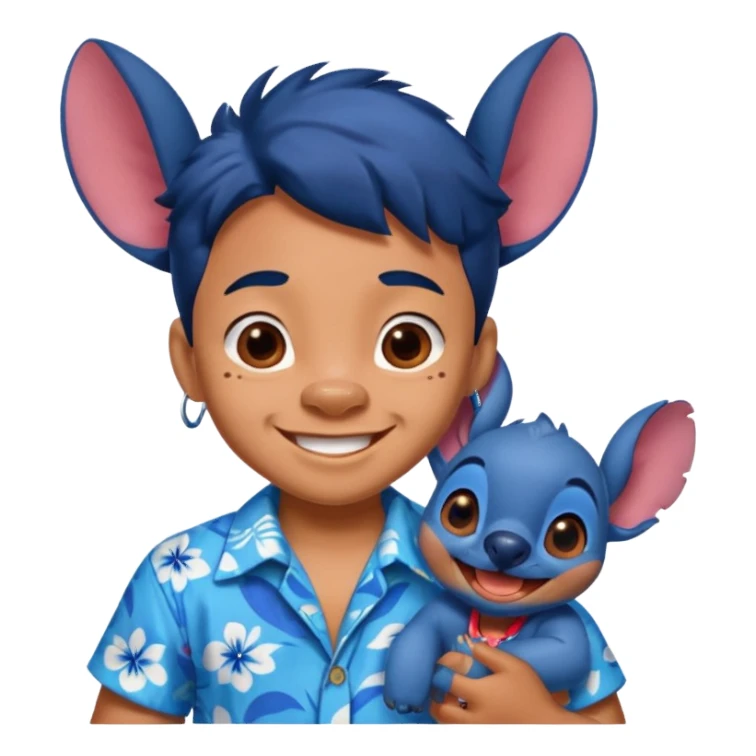 Stitch y lilo sticker