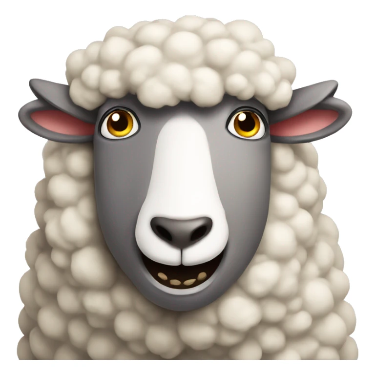 Crazy sheep sticker