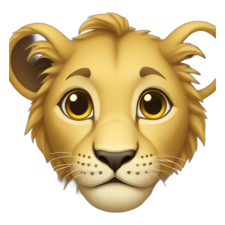 lion cub sticker
