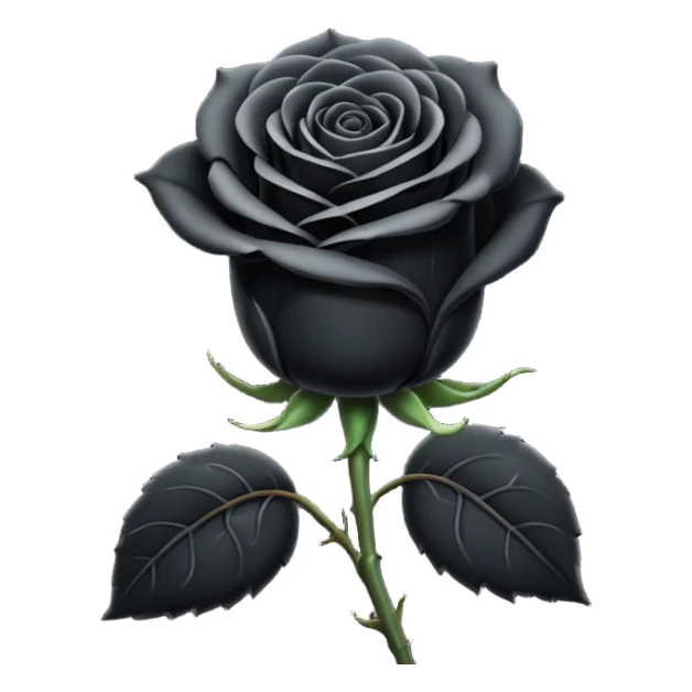 Rosa negra sticker