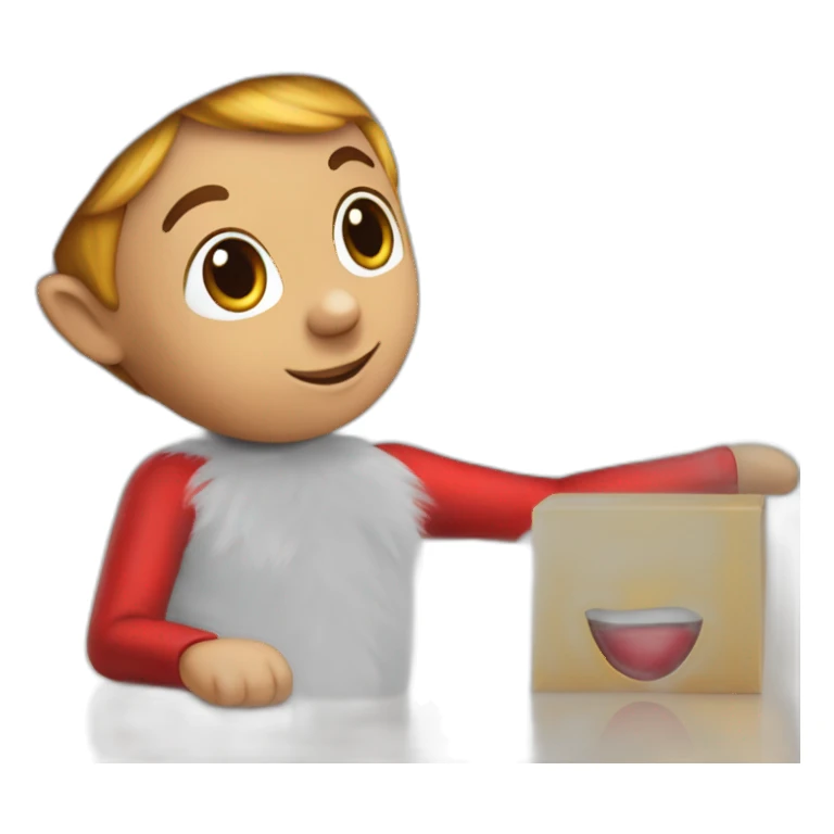 Elf on the shelf sticker