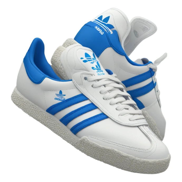 Adidas sambas blue sticker