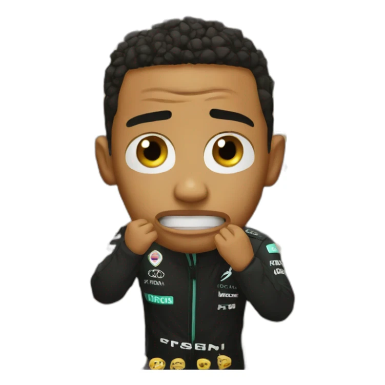 Lewis hamilton crying sticker