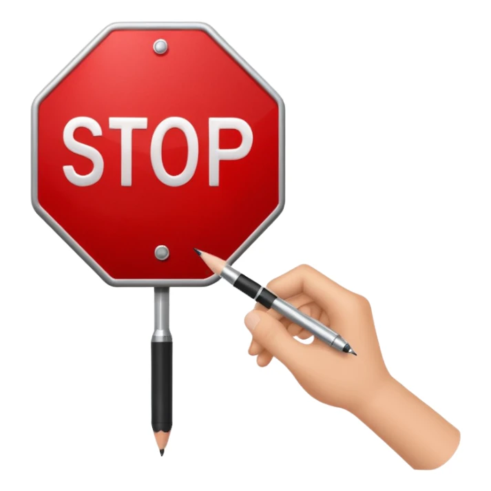 🛑+✋🏻 sticker