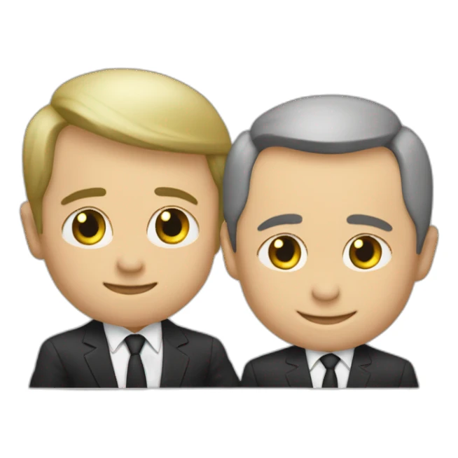 Zelenskyy-and-putin-hugging sticker