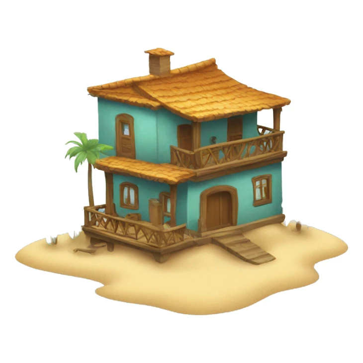 casa de playa sticker
