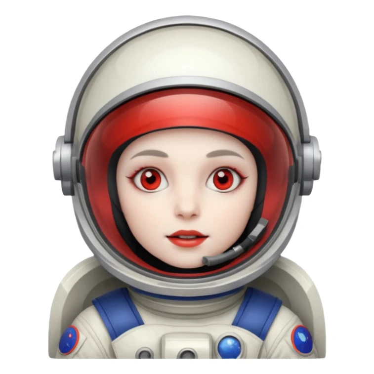 Vampire in Astronauts helmet sticker