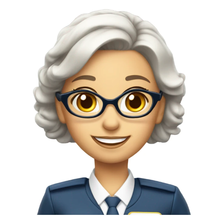 Flight attendant  sticker