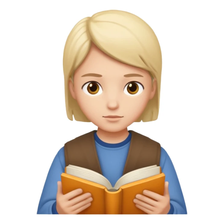 책 읽는 사람 sticker