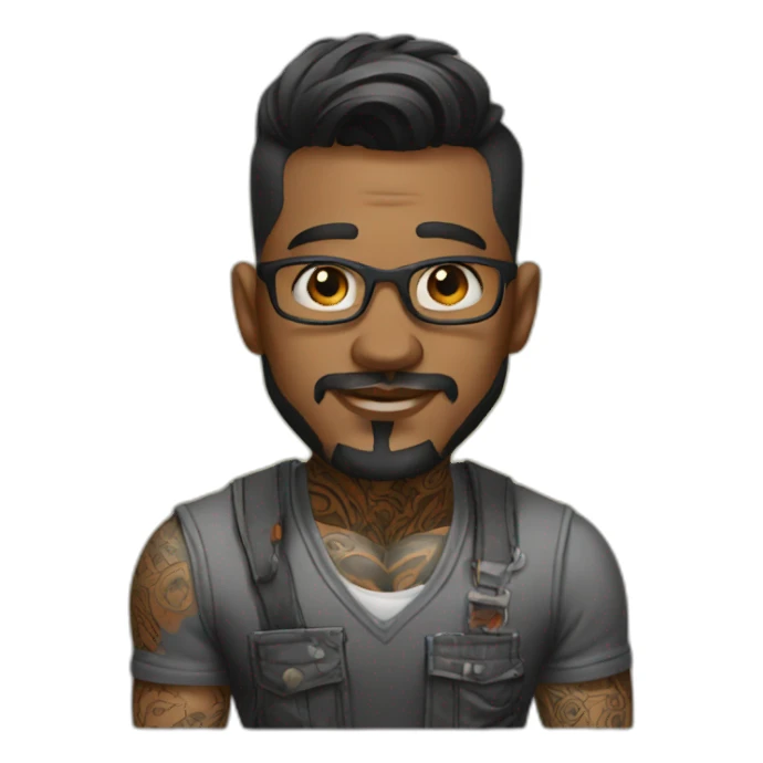 Working tattooartist sticker