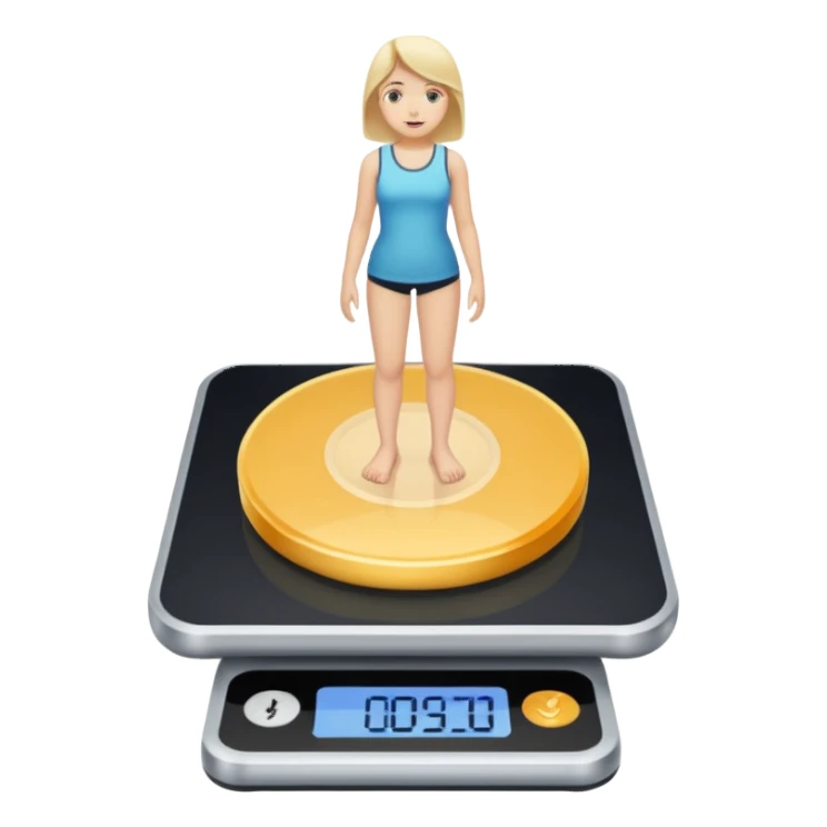 standing on digital scalesscales sticker