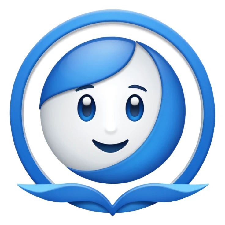 a logo that would represent the app name ReadyToMeet sticker