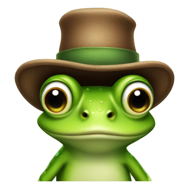 Frog with hat that says sadie sticker