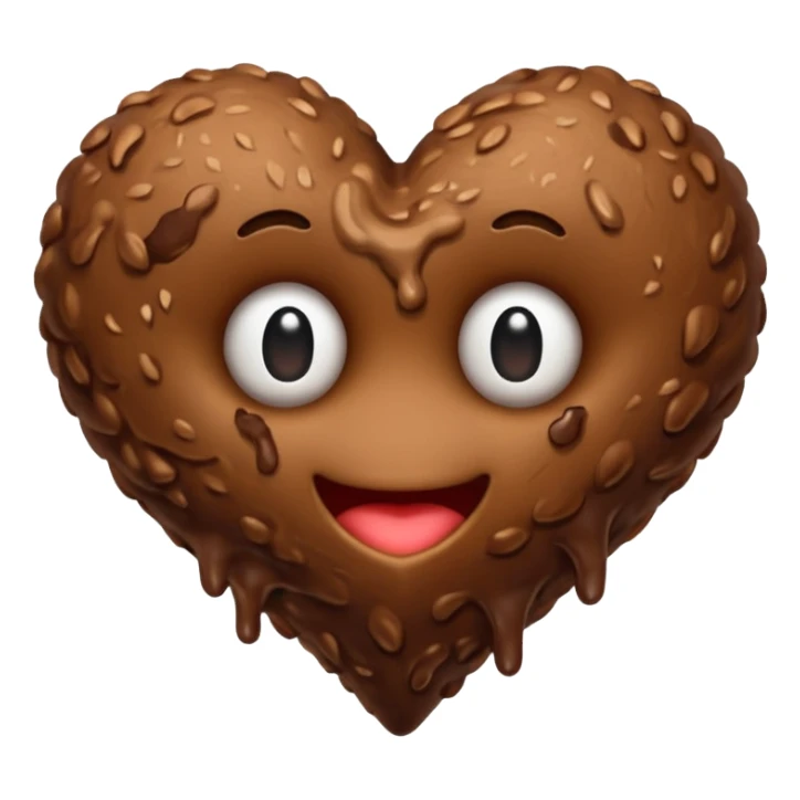 Caca noeux coeur sticker