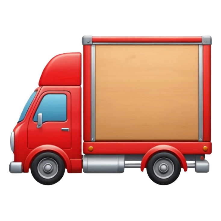 Moving truck or dolly
 sticker