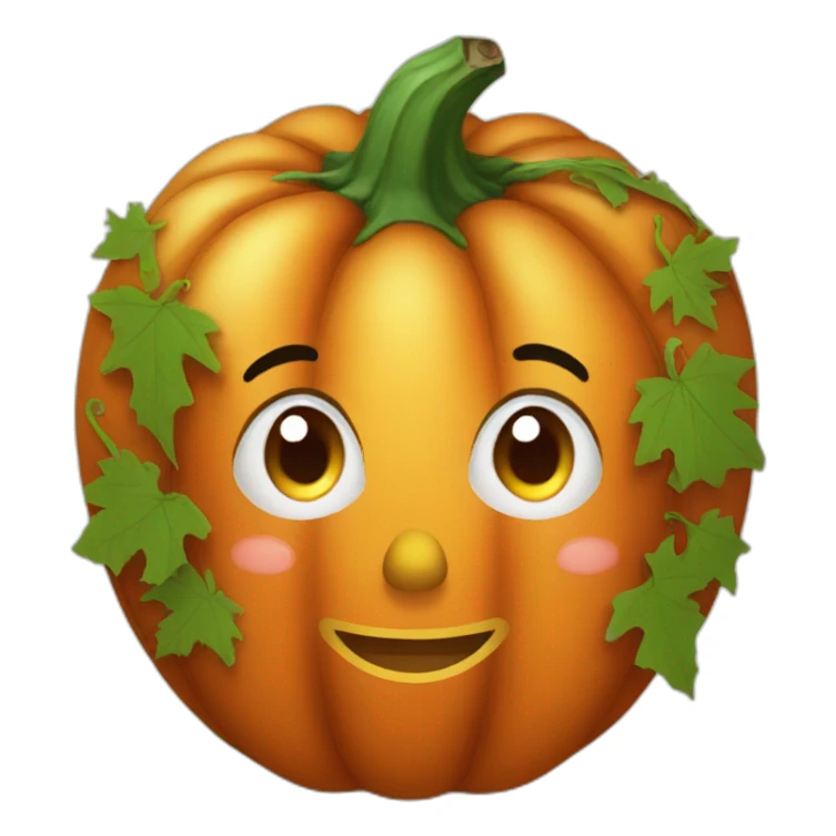 thanksgiving pumpkin sticker