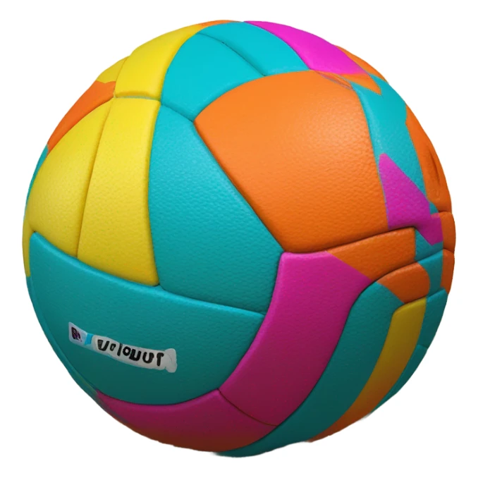 A footvolley ball sticker