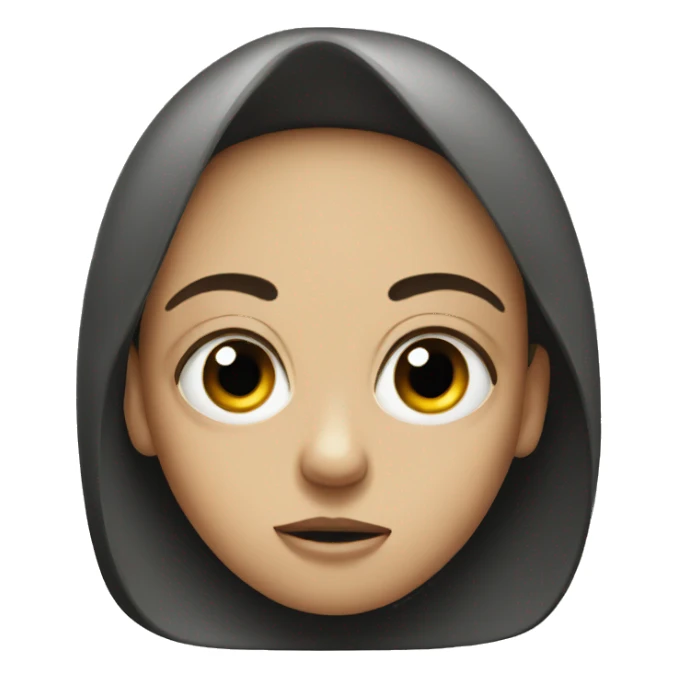 Big eyes with black eye sticker