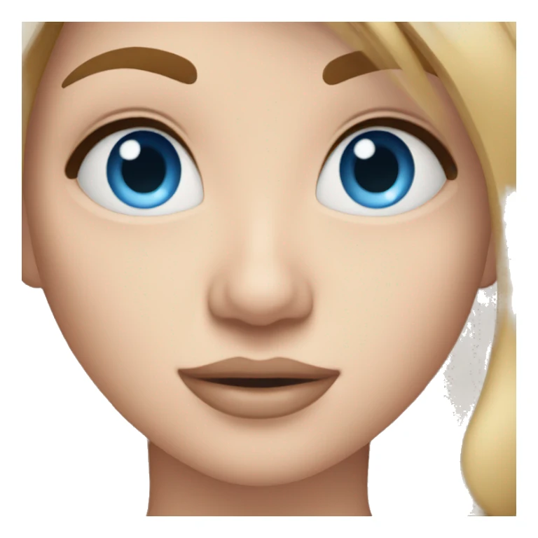memoji blue eyes sticker